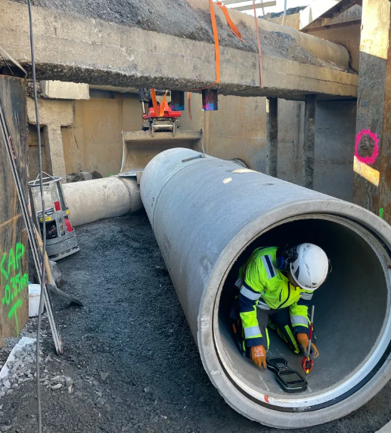 Huvudsta 3:1 i Solna – avancerad mark- och ledningsentreprenad i tät stadsmiljö